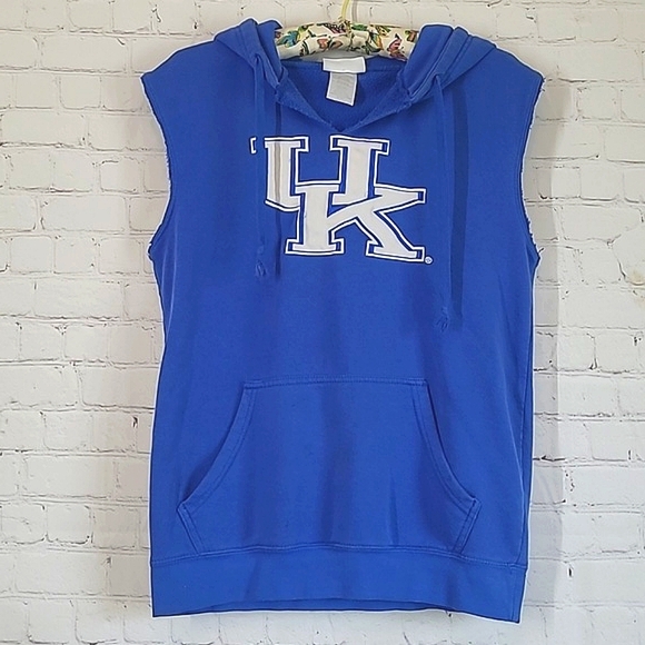 UK University of Kentucky Wildcats Cats Logo Cutoff Pullover Sweatshirt Men's S - Picture 4 of 14
